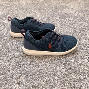 Navy blue toddler sneakers